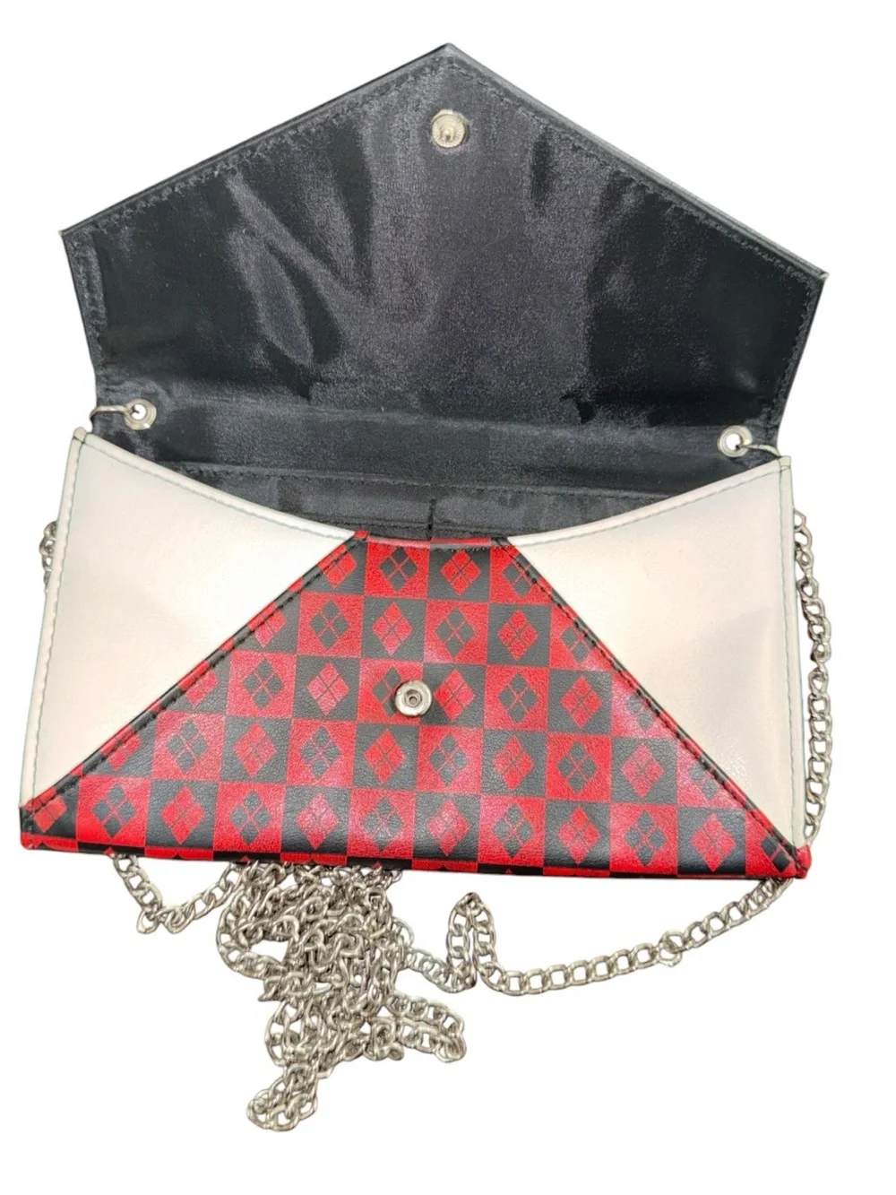 Bioworld Harley Quinn Inspired Bat Emblem Crossbody